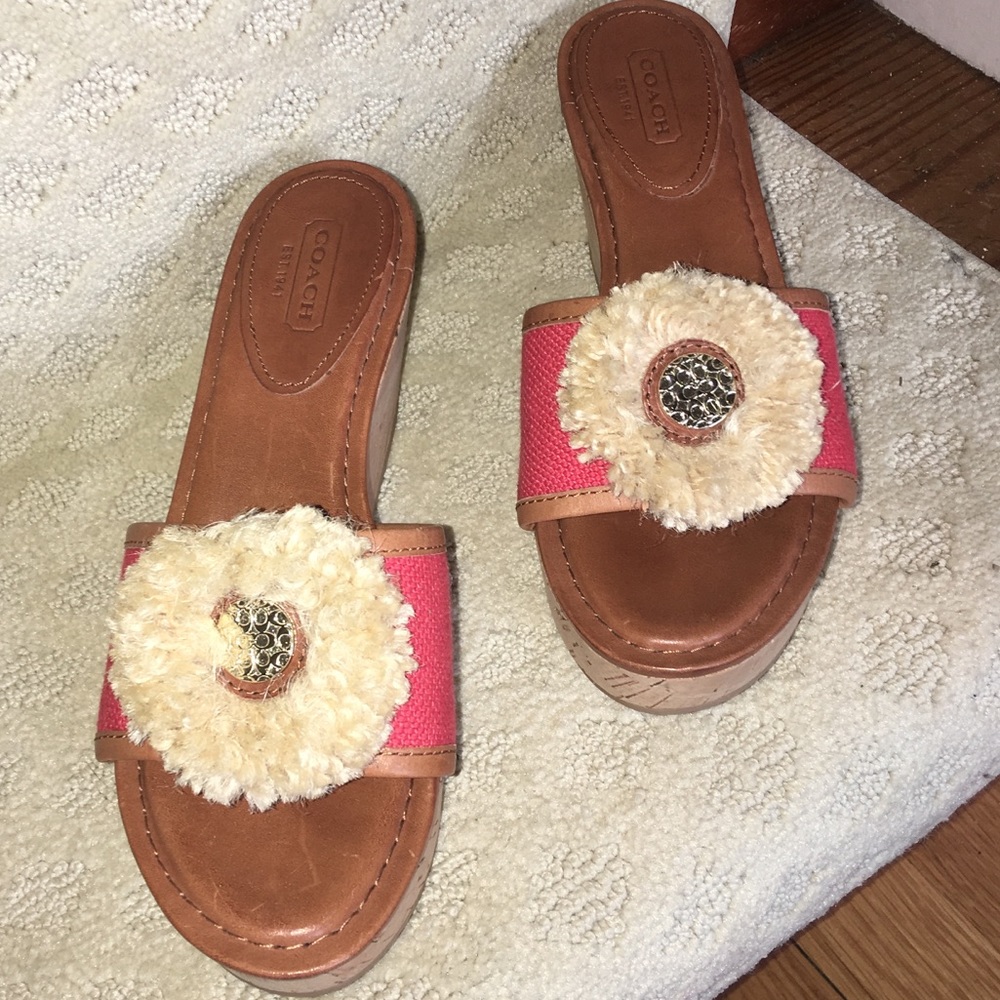 Coach wedge sandals 6